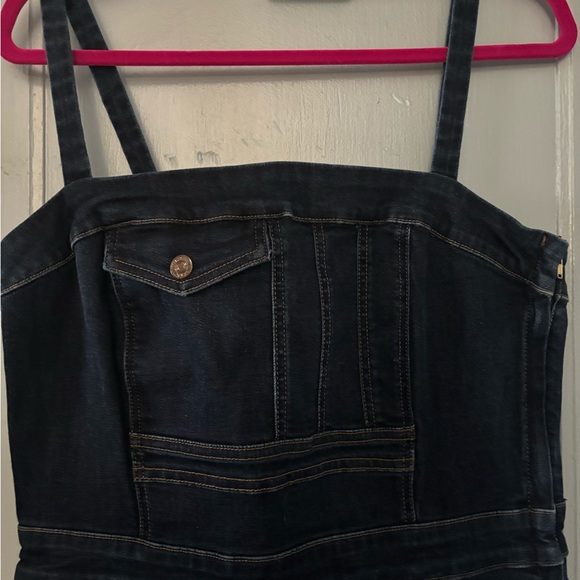 NWOT Mother The Pocket Hustler Denim Overall in Up Your Alley 32 - Picture 12 of 12